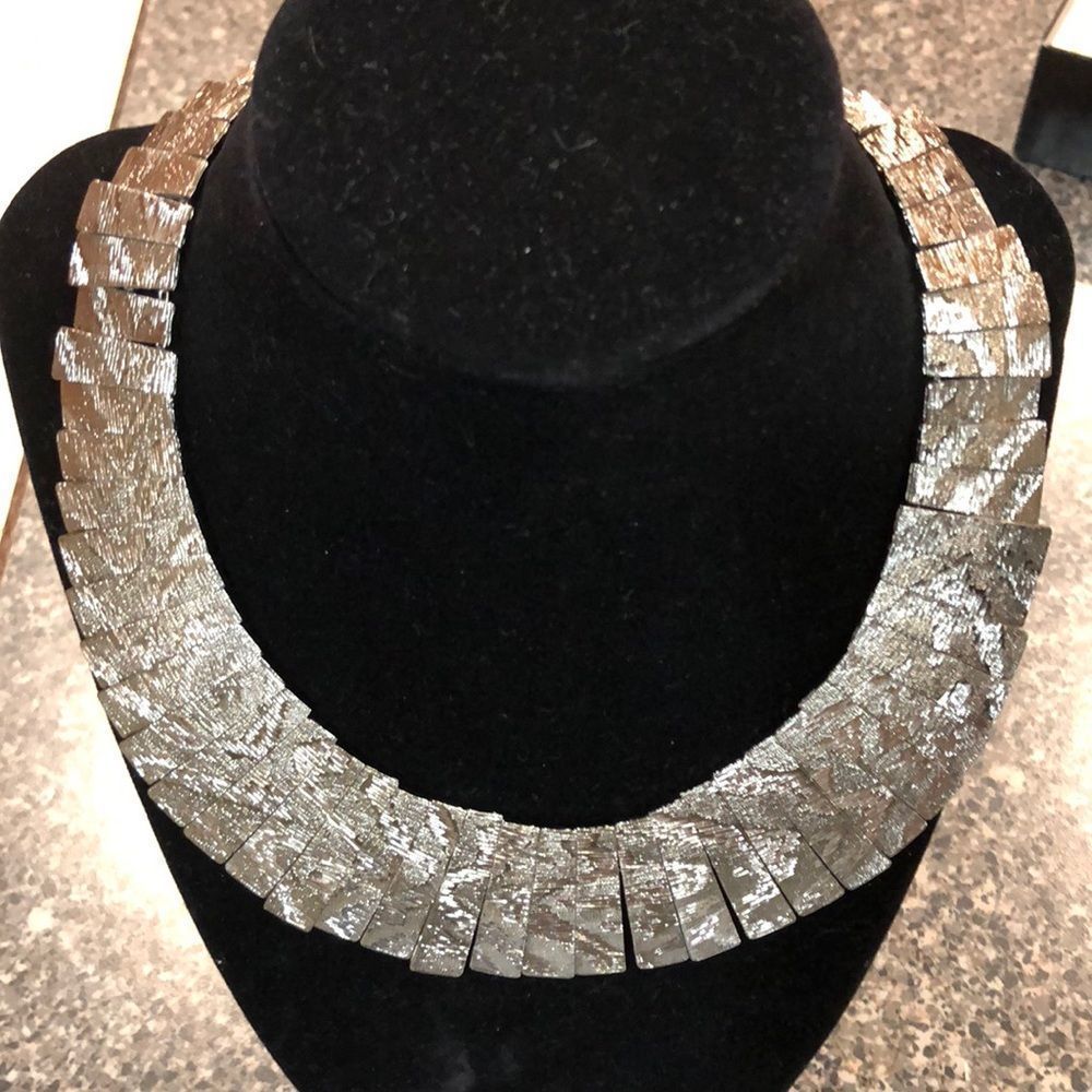 Tribal Costume metal collar necklace